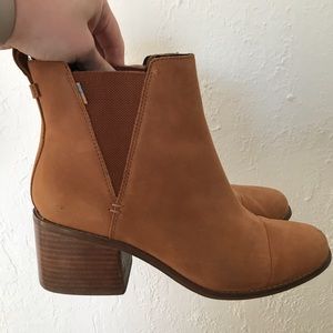 Tom’s Tan Leather Esme Boots